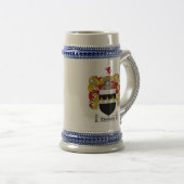 Thompson Coat of Arms Stein Bierpul (Voorkant rechts)