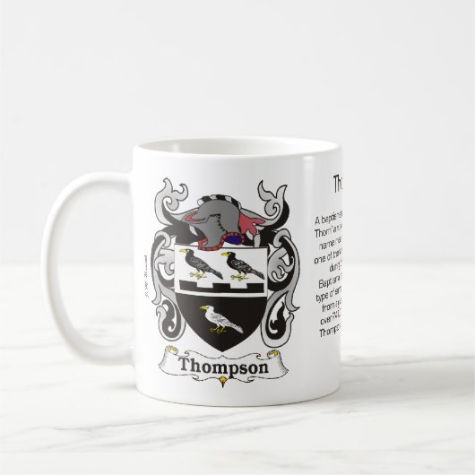 Thompson Family Crest Mok (Links)