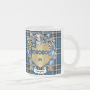 Thompson Family (Ierse nationaliteit) Wapenvanger Matglas Koffiemok