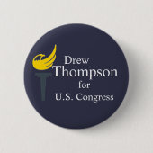 Thompson for Congress Button (Voorkant)