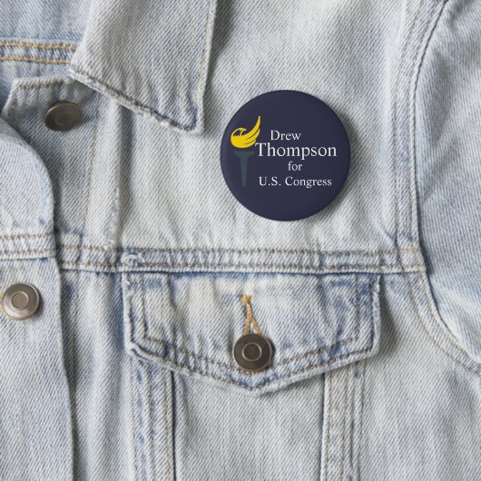 Thompson for Congress Button (In situ)