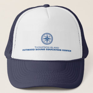 Thompson Island Navy Blue Trucker Hat Pet