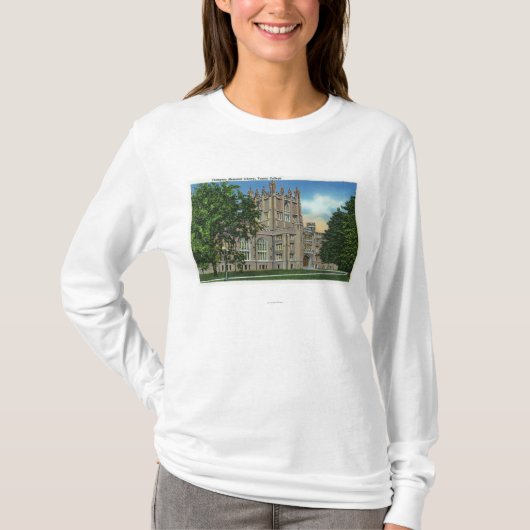 Thompson Memorial Library, Vassar College T-shirt (Voorkant)