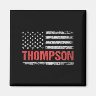 Thompson Naam Amerikaanse vlag - Thompson Achterna Magneet