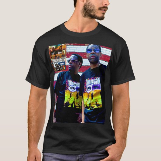 THOMPSON SPIN TWIN. T-shirt basique foncé (Devant)