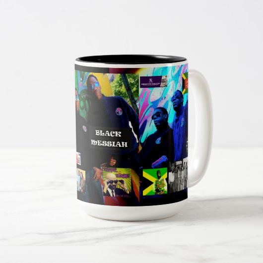 THOMPSON SPIN TWINS Mug à deux tons, 15 oz (Devant droit)