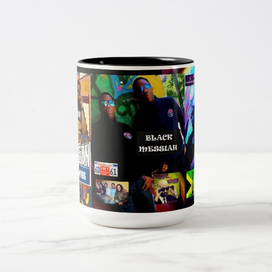 THOMPSON SPIN TWINS Mug à deux tons, 15 oz (Centre)