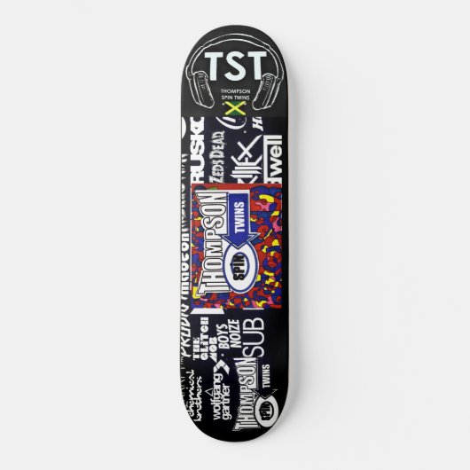 THOMPSON SPIN TWINS OFFICIEEL Skateboard (Voorkant)