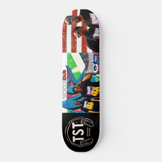THOMPSON SPIN TWINS OFFICIEL SKATEBOARD (Recto)