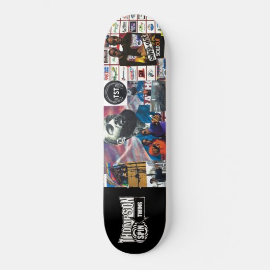 THOMPSON SPIN TWINS (OFFICIËLE MERCHANDISE) TOUR SKATEBOARD (Voorkant)