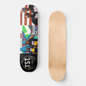 THOMPSON SPIN TWINS OFFICIËLE SKATEBOARD (Voorkant)