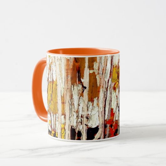 Thomson - Autumn Birches, Mok (Voorkant links)