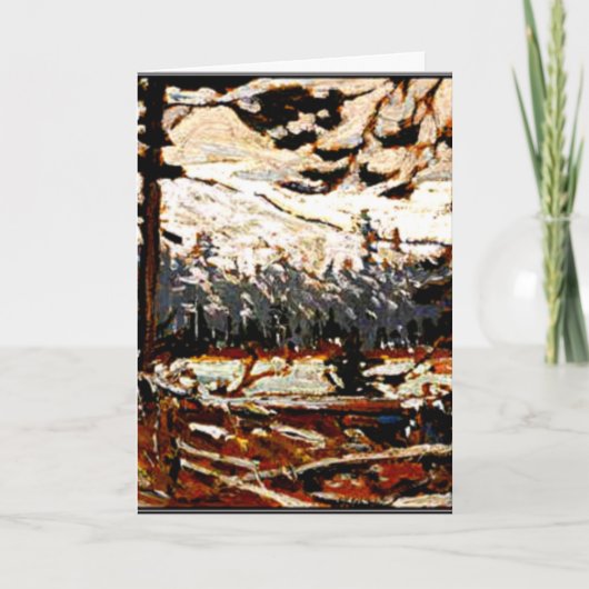 Thomson - Bosinterieur, Algonquin Park Kaart (Voorkant)