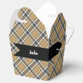 Thomson Camel Tartan Pset Pattern Family Mode Bedankdoosjes (Geopend)