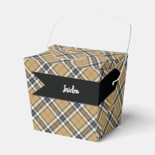 Thomson Camel Tartan Pset Pattern Family Mode Bedankdoosjes