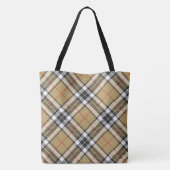 Thomson Camel Tartan Pset Pattern Family Mode Draagtas (Achterkant)