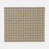Thomson Camel Tartan Pset Pattern Family Mode Fleece Deken (Voorkant (Horizontaal))