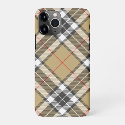 Thomson Camel Tartan Pset Pattern Family Mode iPhone Hoesje (Achterkant)