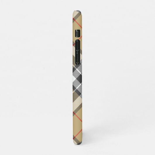 Thomson Camel Tartan Pset Pattern Family Mode iPhone Hoesje (Linkerkant)