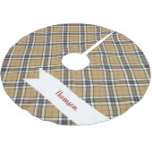 Thomson Camel Tartan Pset Pattern Family Mode Kerstboom Rok (Gekanteld)