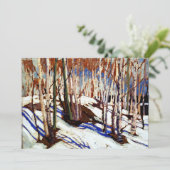 Thomson - Early Spring, Canoe Lake, Kaart (Staand voorkant)