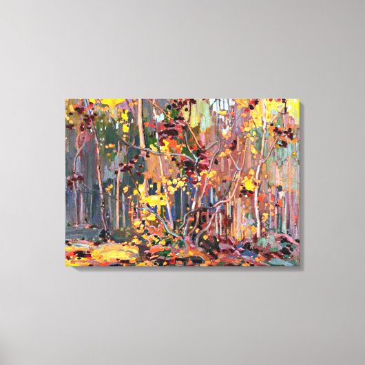 Thomson - Esdoornboompjes Canvas Afdruk (Voorkant)