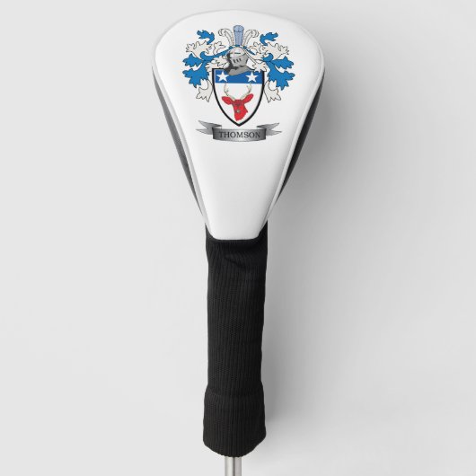 Thomson Family Crest Coat of Arms Golfheadcover (Voorkant)