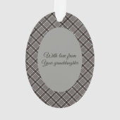 Thomson Grey Moderne Tartan Noël (dos)
