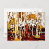 Thomson - Herfstberken Briefkaart (Voorkant / Achterkant)