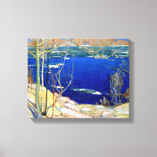 Thomson - Lente-ijs, fijn, populaire schilderkunst Canvas Afdruk