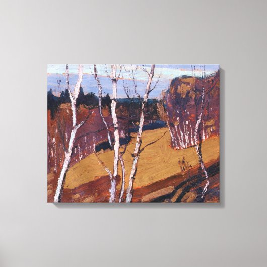 Thomson - Moonlight, Algonquin Park Canvas Afdruk (Voorkant)