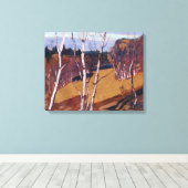 Thomson - Moonlight, Algonquin Park Canvas Afdruk (Insitu (Houten vloer))