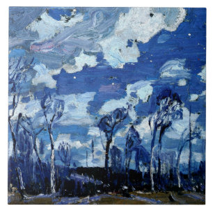 Thomson - Nocturne, De Berken, Tegeltje