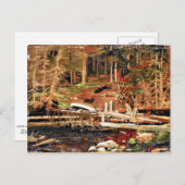 Thomson - Oude Houtdam, Algonquin Park Briefkaart (Voorkant / Achterkant)