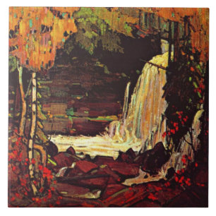 Thomson - Waterval in het bos Tegeltje