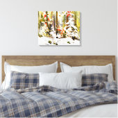 Thomson - Wood Interior, Winter Canvas Afdruk (Insitu (Slaapkamer))