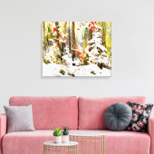 Thomson - Wood Interior, Winter Canvas Afdruk (Insitu (Woonkamer))