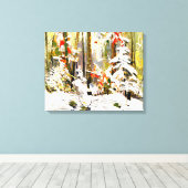 Thomson - Wood Interior, Winter Canvas Afdruk (Insitu (Houten vloer))