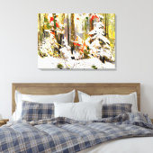 Thomson - Wood Interior, Winter Canvas Afdruk (Insitu (Slaapkamer))