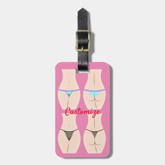 Thong Panty Thunder_Cove Bagagelabel (Voorkant verticaal)