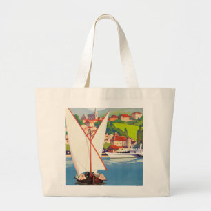Thonon Les Bains French Travel Europe Grote Tote Bag