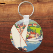 Thonon Les Bains French Travel Europe Sleutelhanger (Voorkant)