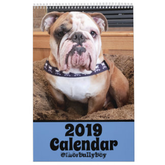 Thor de Bulldog 2019-agenda Kalender