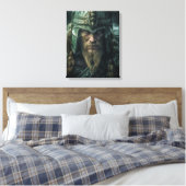 Thor de dondergod canvas afdruk (Insitu (Slaapkamer))