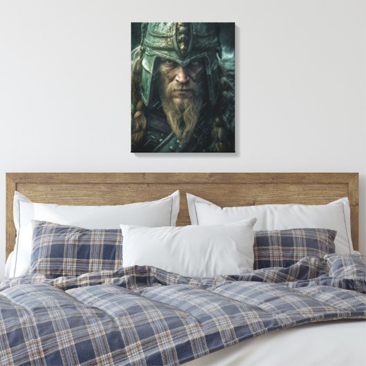 Thor de dondergod canvas afdruk (Insitu (Slaapkamer))