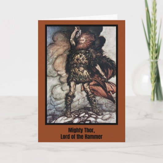 Thor Devotioneel Gebed en Gift Kaart (Voorkant)