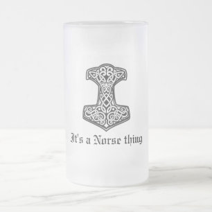 Thor, het is een Norse zaak Matglas Bierpul