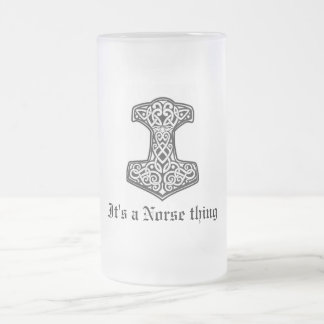 Thor, het is een Norse zaak Matglas Bierpul