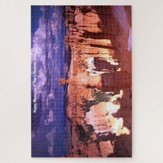 Thor is Hammer Utah. Jigzaag Puzzle Legpuzzel (Verticaal)