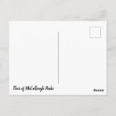 Thor McCullough Peaks Wild Horse Briefkaart (Achterkant)